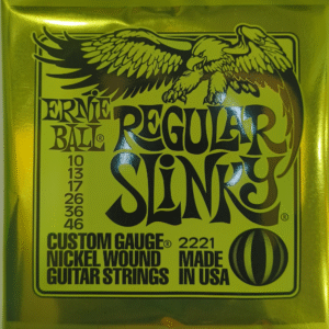 Ernie Ball 2221 Regular Slinky Electric Guitar Strings - Nickel Wound (10-46)